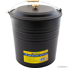 New Metal Ash Bucket Fireplace