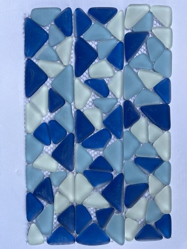 Blues and white glass - blues,