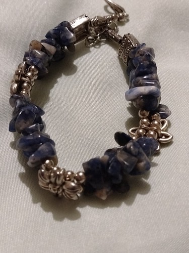 Sodalite crystal bead - , &