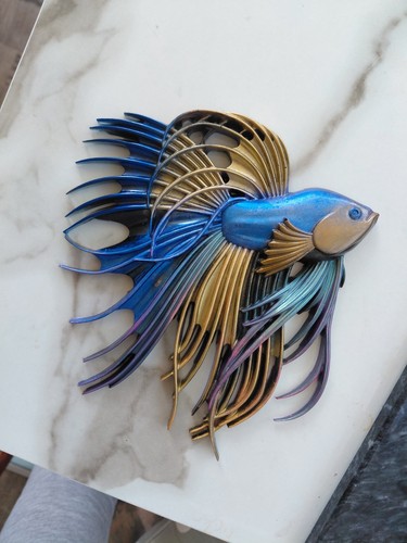 Beautiful coloured resin