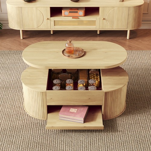 Lift coffee table storage - table,