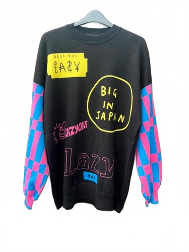 Lazy oaf graphic knit jumper - oaf,