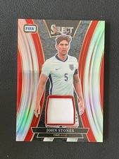 John Stones 2024-25 Panini Select FIFA Memorabilia Silver Prizm #SM-JS