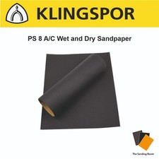 Klingspor Wet and Dry Sandpaper Sheets 60-2500 Grits Waterproof Sand Paper