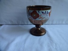 Vintage copper lustre Goblet Height 11 cm Diameter 9 cm