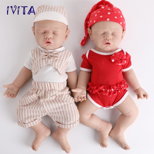 Ivita sleeping boy girl - 17"sleeping, or