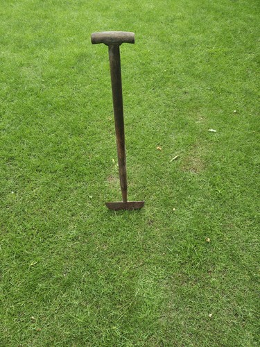 Vintage garden half moon lawn - garden,