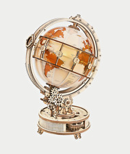ROKR Luminous Globe 3D Wooden Model Kit ST003