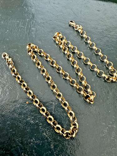 Vintage gold heavy belcher - 9k,