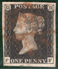 PENNY BLACK 1840 QV Stamp GB
