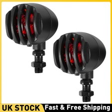 Motorcycle Universal LED Turn Signal Light 2PCS Bullet Blinker Indicator Lights