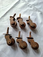 6 Old Antique Similar Brown