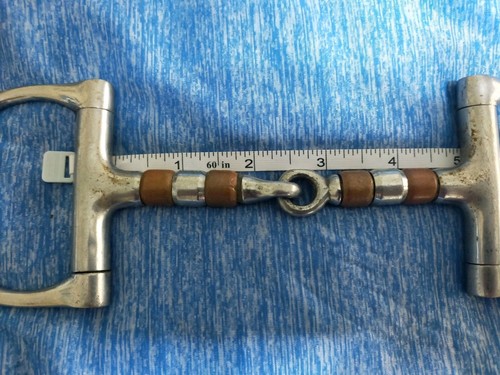 Ring copper roller snaffle - d,
