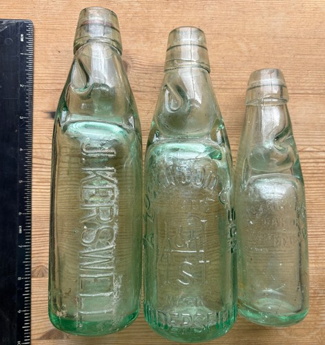 Vintage codd neck bottles with - bottles,