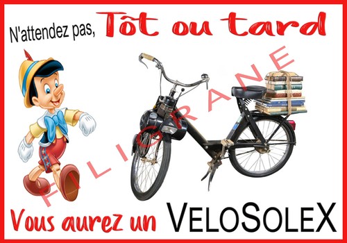 Solex advertising bike - solex,