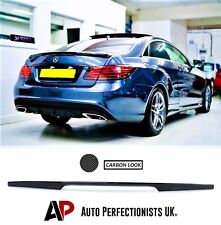 Mercedes E Class Coupe W207 C207 Rear Carbon Fibre Boot Spoiler Lip Wing 09-17