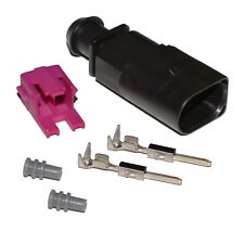 Connector 2 Pin Repair Kit For VW 1J0973802 Skoda Seat Male Crimp Contact