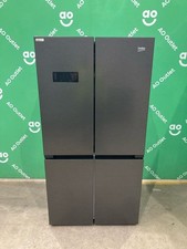 Beko American Fridge Freezer - Black Steel - E Rated GNE446224DVPZ #LF112937