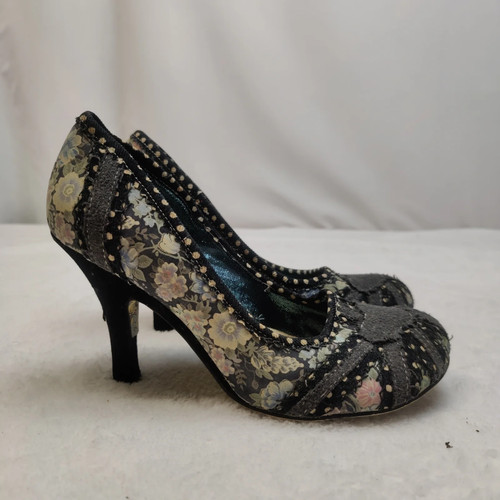 Irregular choice black flower - black,