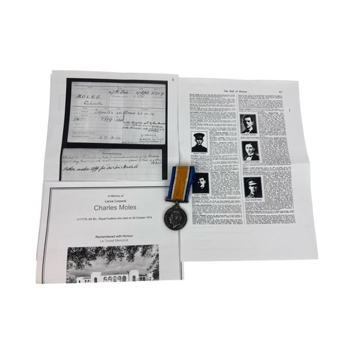 Ww1 war medal lcpl - ww1,