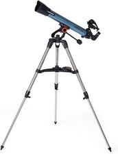 Celestron Inspire 70mm AZ Refractor Tripod And Phone Holder Blue [Damage Tripod)