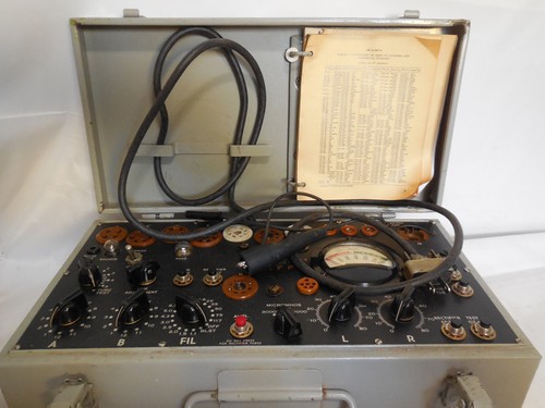 Signal corps tube tester - tube,