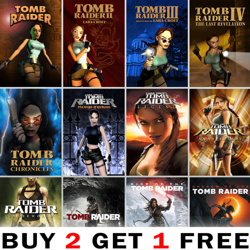 Tomb raider video game - tomb, poster
