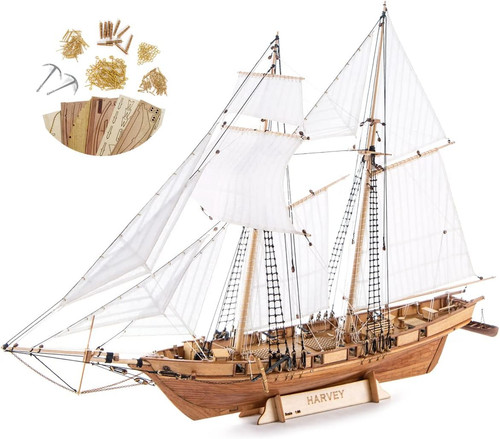 Wooden ship model kit - wooden,