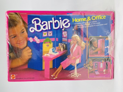 Barbie 1984 home office - &, set