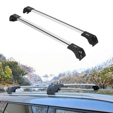 2X Car Roof Bars for Vw Touareg 2018-2023 Lockable Roof Rack Cross Bars Grey
