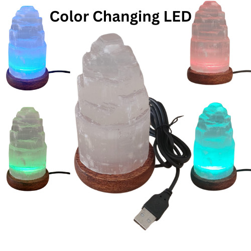 Selenite tower usb led - tower, |