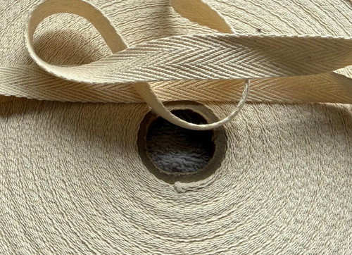 Cotton twill herringbone tape - herringbone,