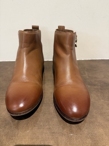 Leather ankle boots - leather,