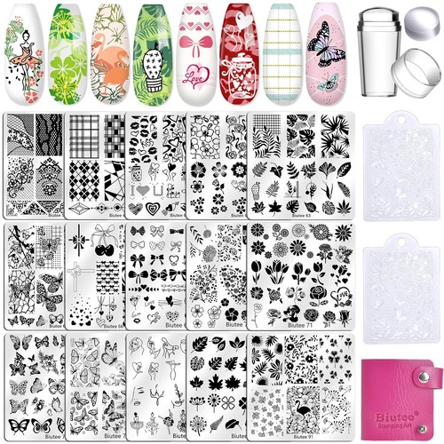 Nail stamping plates - nail,