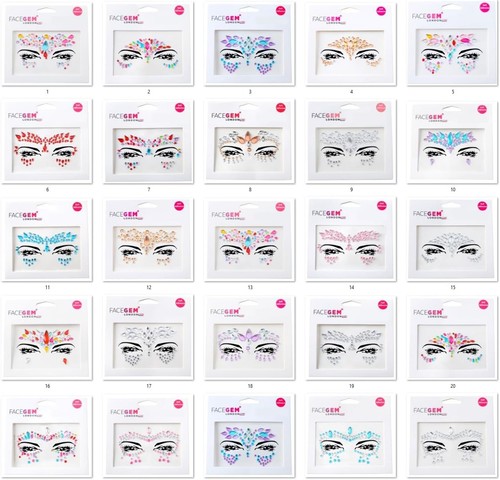 Pcs face gems - gems, jewels