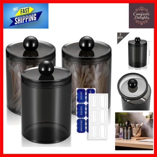 Stylish black apothecary jars - stylish,