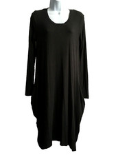 Carolyn Donnelly The Edit black jersey cocoon balloon dress size 10 exc cond