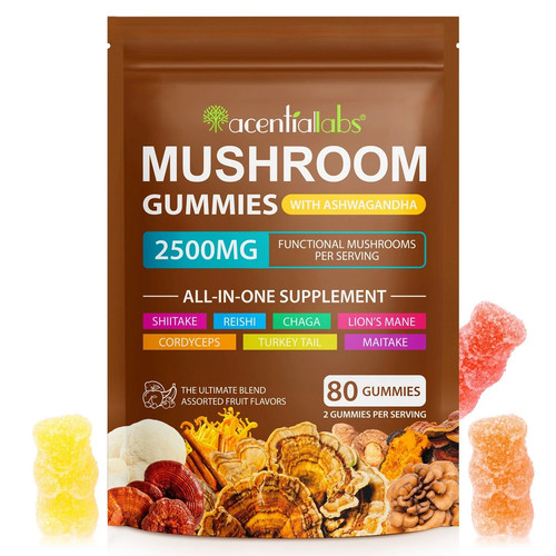 Mushroom gummies 2500mg - 2500mg, 80