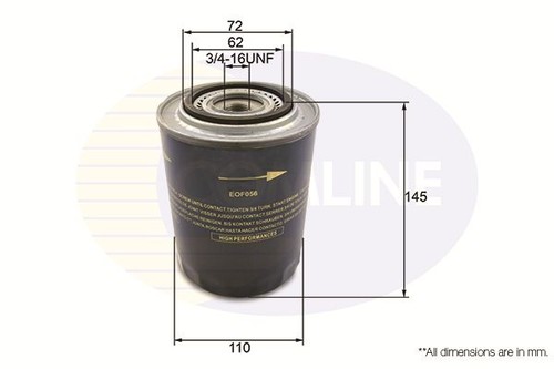 Comline engine oil filter - filter, fits