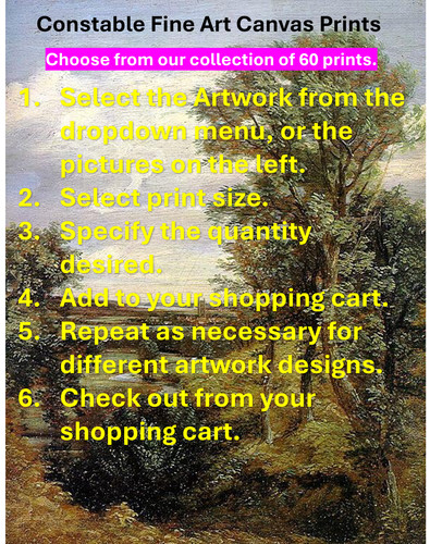 Constable collection canvas - constable, of