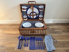 Vintage Wicker Picnic Hamper