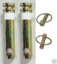 2 X TOP LINK PINS & LINCH PINS 19mm x 127mm Compact Tractor Cat 1 Linkage Lynch
