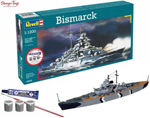 Revell battleship bismarck - battleship,