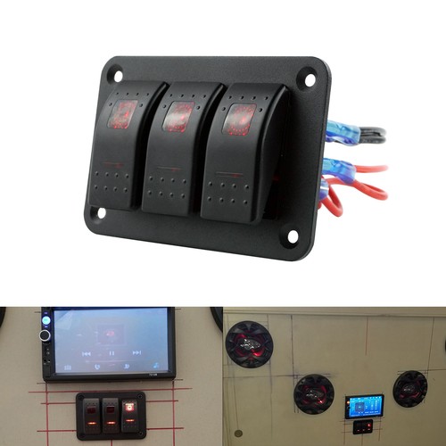 Gang marine toggle rocker - gang,