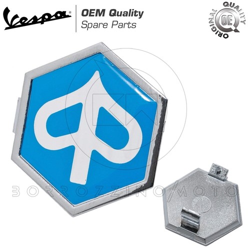 Hexagonal badge emblem piaggio - emblem,