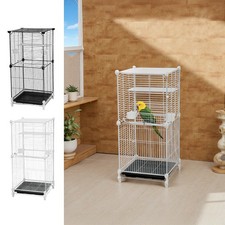 Large Metal Bird Cage for Budgie Canary Parakeet Canary Cockatiel Finch Lovebird