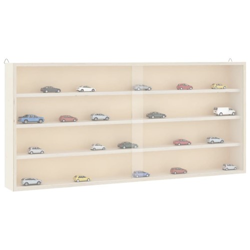 Wooden collectors display case - display,