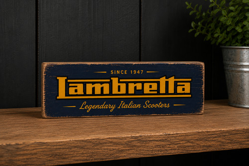 Lambretta sign vespa - lambretta,