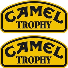 Camel Trophy Stickers Decals Jeep 4x4 & Land Rover Fans 2 off 150mm x 72mm