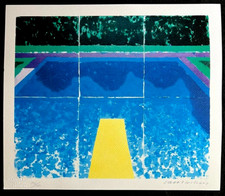 David Hockney Lithograph COA